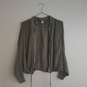 Green Bomber Jacket